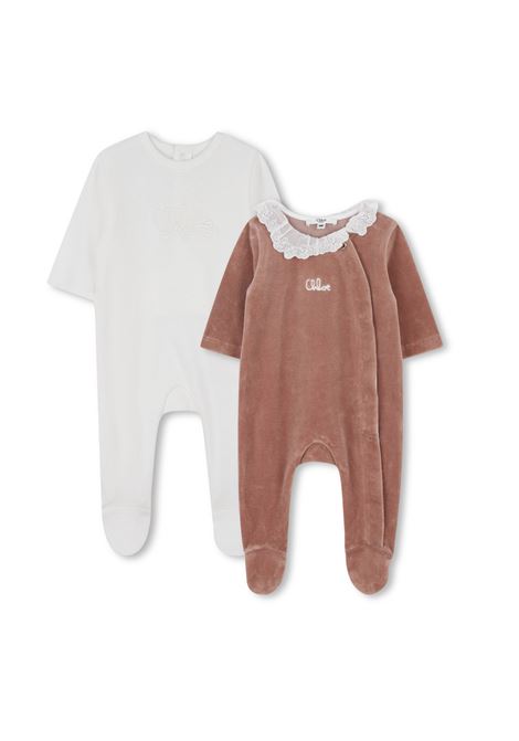 Set tutine con logo CHLOE' KIDS | C20775N02